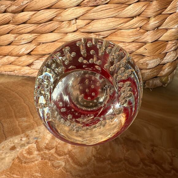 Pear with Bubbles Glass Art - Picture 5 of 6